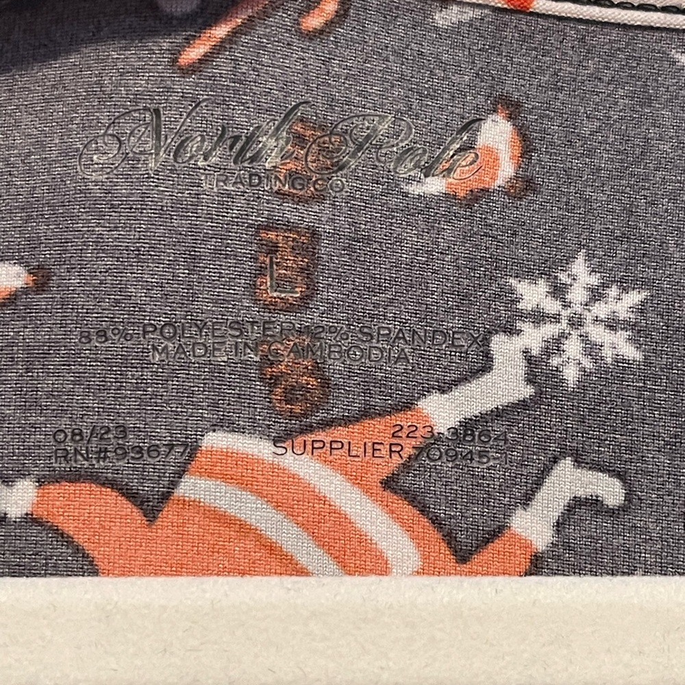 North Pole Santa Print Swing Dress - Picture 5 of 5